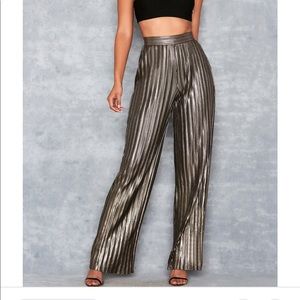 Mistress Rocks Metallic trousers size M